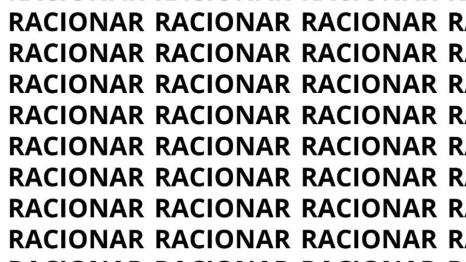 Solo una mente muy magnífica encuentra la palabra ‘RACIONAL’ en menos de 5 segundos