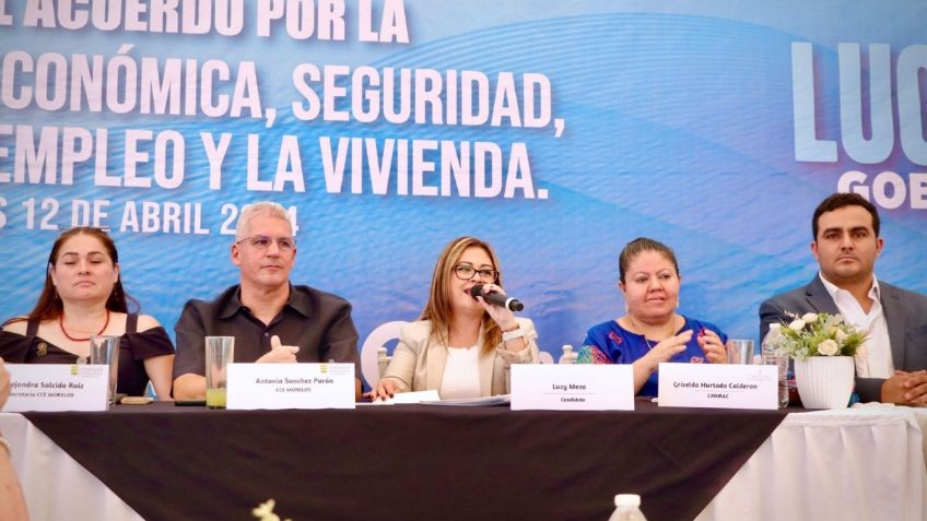 Lucy Meza firma acuerdo histórico con empresarios para reactivar la economía de Morelos