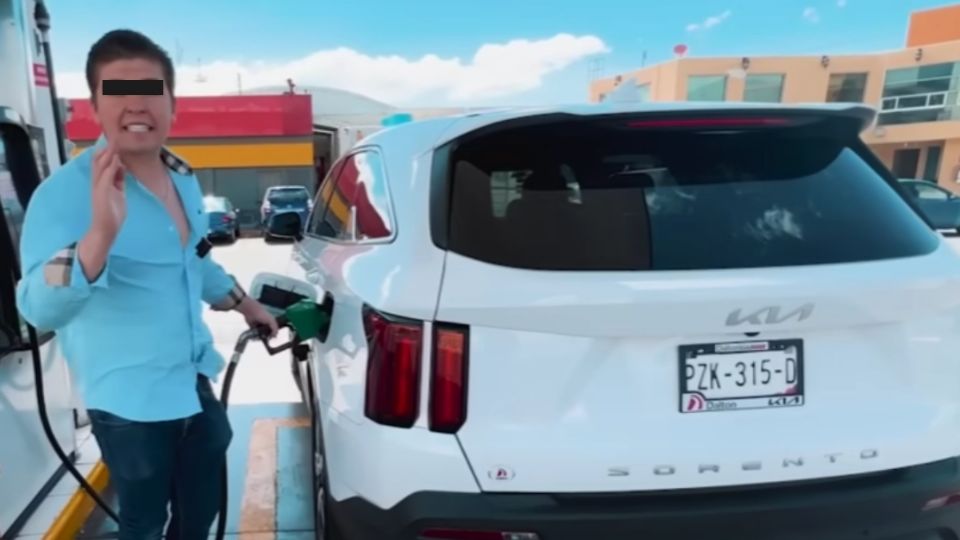 El último video del influencer en YouTube fue en una gasolinera.