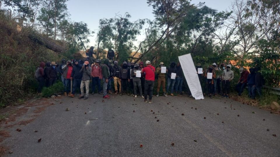 Bloqueo en Pantelhó de este martes