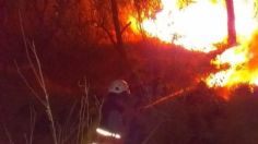 Se registra fuerte incendio a un costado del Deportivo de San Pedro Mártir