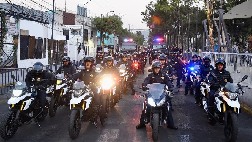 SSC refuerza su presencia policial con 600 policías adicionales en distintas colonias de la alcaldía Gustavo A. Madero