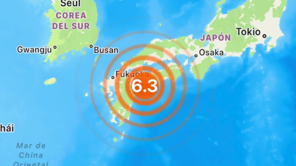 Temblor en Japón