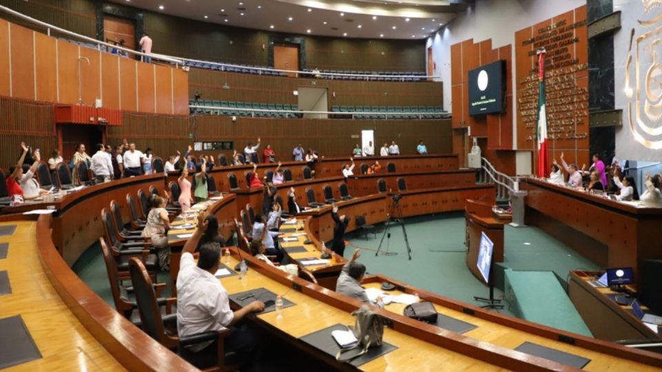 En sesión el pleno del Congreso de Guerrero.