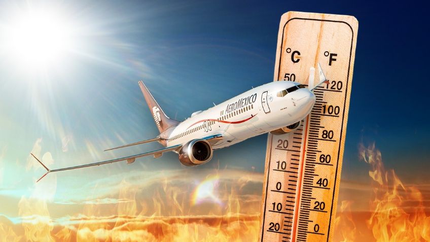 Aeroméxico anuncia modificaciones en sus vuelos por la Primera Onda de Calor