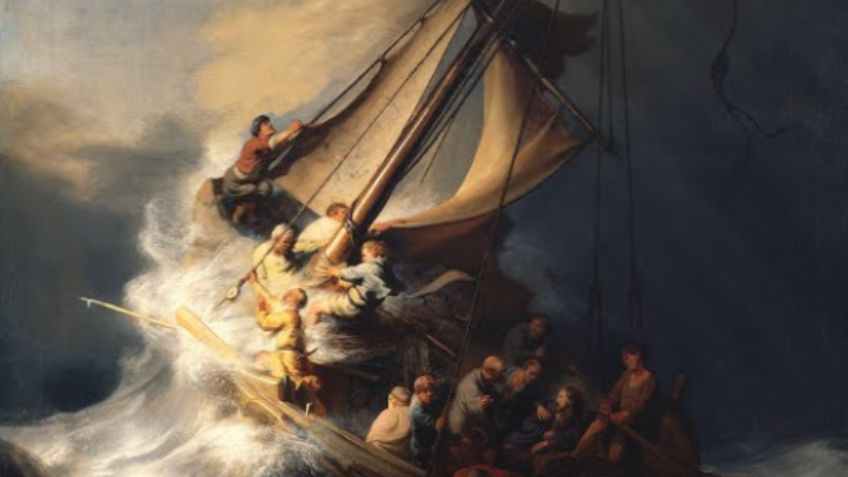 VIDEO: la impresionante muestra de "la tormenta en el Mar de Galilea" de Rembrandt en Londres