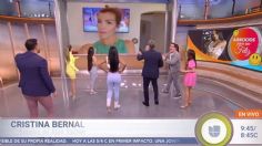 Esposa de Alan Tacher aparece en pleno programa en vivo y lo sorprende bailando junto a una modelo fitness: VIDEO