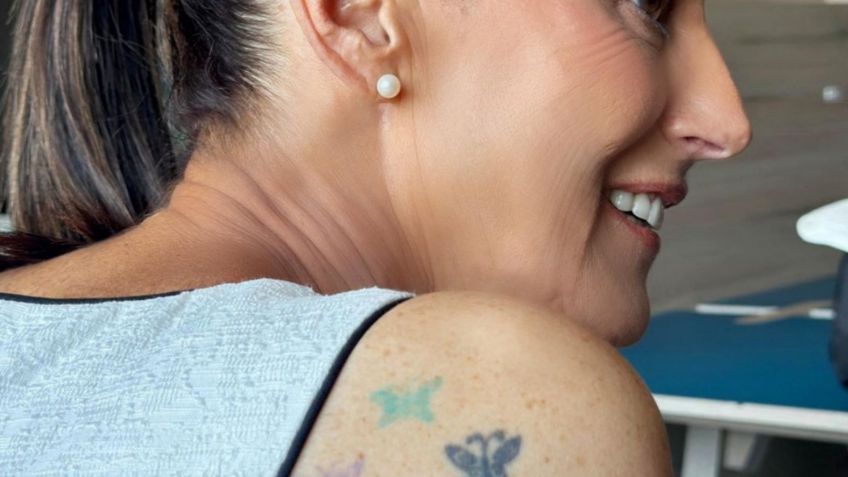 Claudia Sheinbaum muestra sus tatuajes y revela su significado