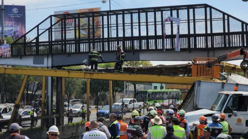 Alternativas viales ante cierre de Circuito Interior dirección AICM por volcadura de tráiler