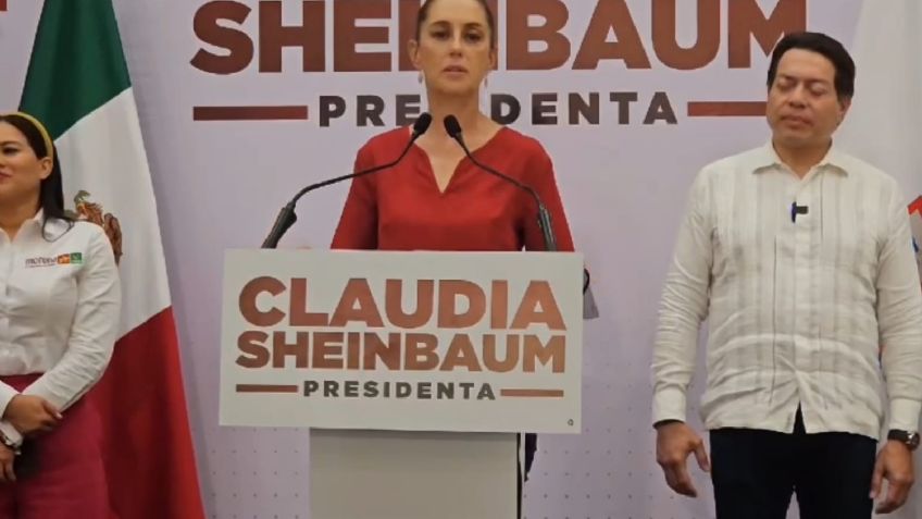 En debate presidencial de nuestro lado va a haber propuestas, adelanta Claudia Sheinbaum