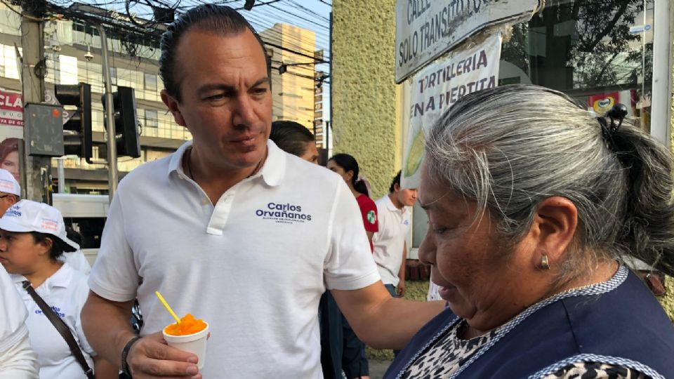 Carlos Orvañanos, candidato a la alcaldía de Cuajimalpa de Morelos.