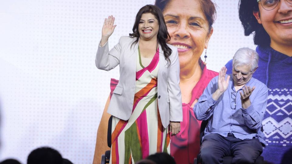 Clara Brugada Molina, candidata a la Jefatura de Gobierno de la CDMX.