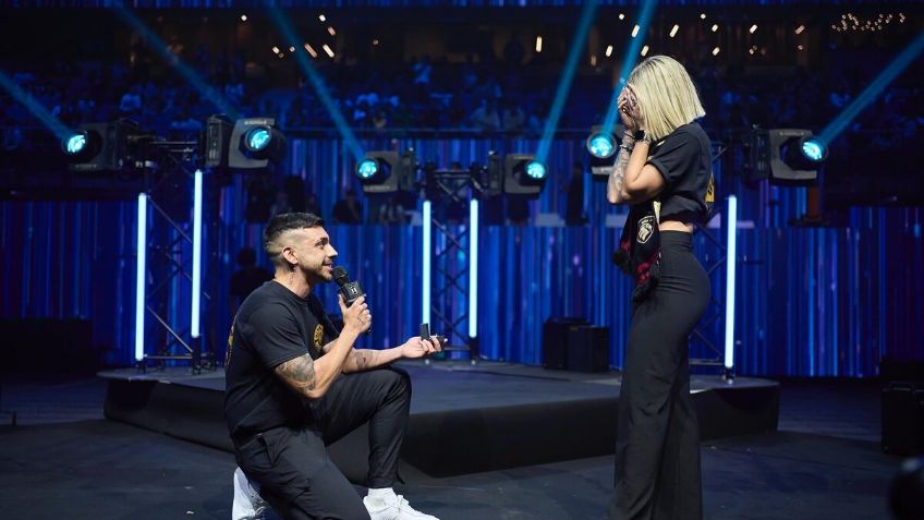 Kings League: DjMariio le propone matrimonio a su novia en plena final y conmueve a todos