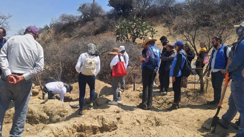 Encuentran osamenta en fosa clandestina en San Juan del Río, Querétaro