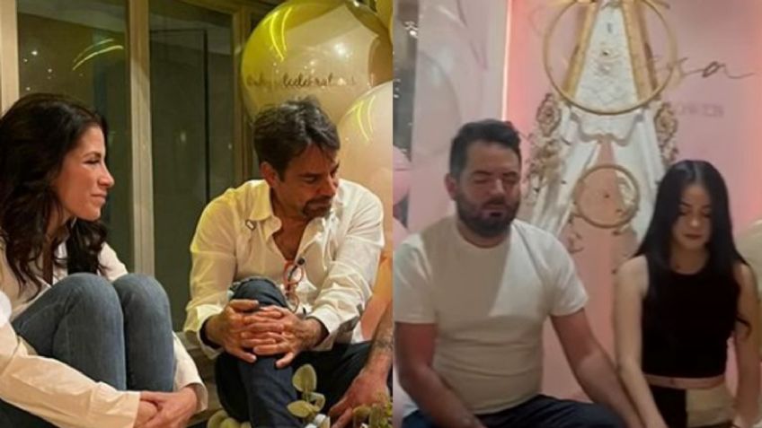 "Metiche entrometida", Paola Dalay, novia de José Eduardo, defiende a Victoria Ruffo y Eugenio Derbez de los haters por baby showers divididos