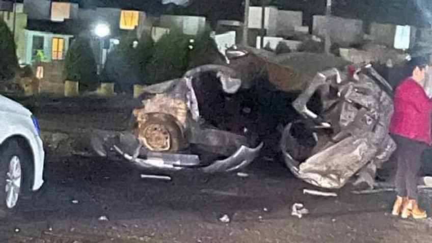 Muere una persona en la carretera Toluca-Naucalpan tras el choque de dos autos