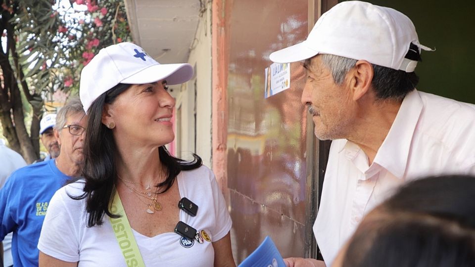 Lía Limón, candidata a la alcaldía Álvaro Obregón por la alianza PRI- PAN y PRD.