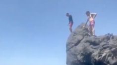 Turista se lesiona de gravedad tras saltar del charco El Tancón en Tenerife y chocar contra las piedras | VIDEO