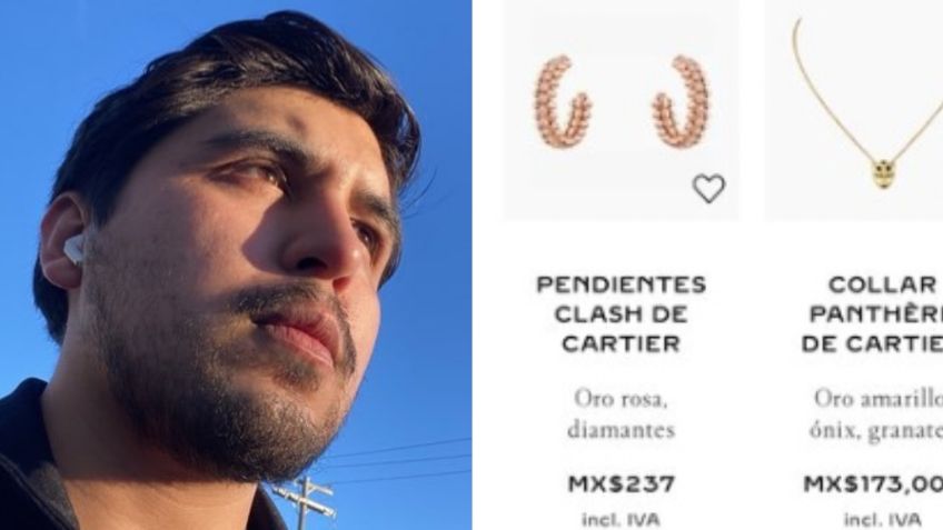 ¿Cuánto cuestan los aretes Cartier que por error del sitio un joven compró en 237 pesos?