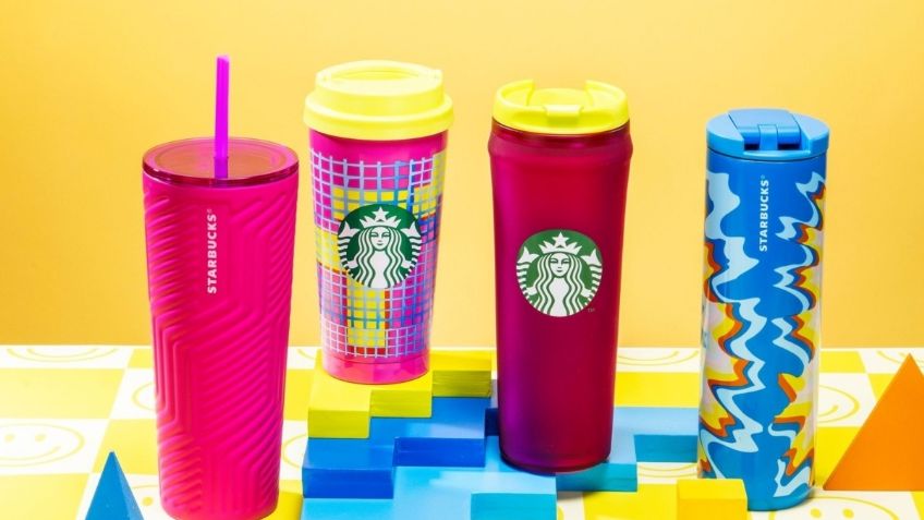 ¡Con diseño retro! Así puedes conseguir la nueva colección de vasos y termos de Starbucks