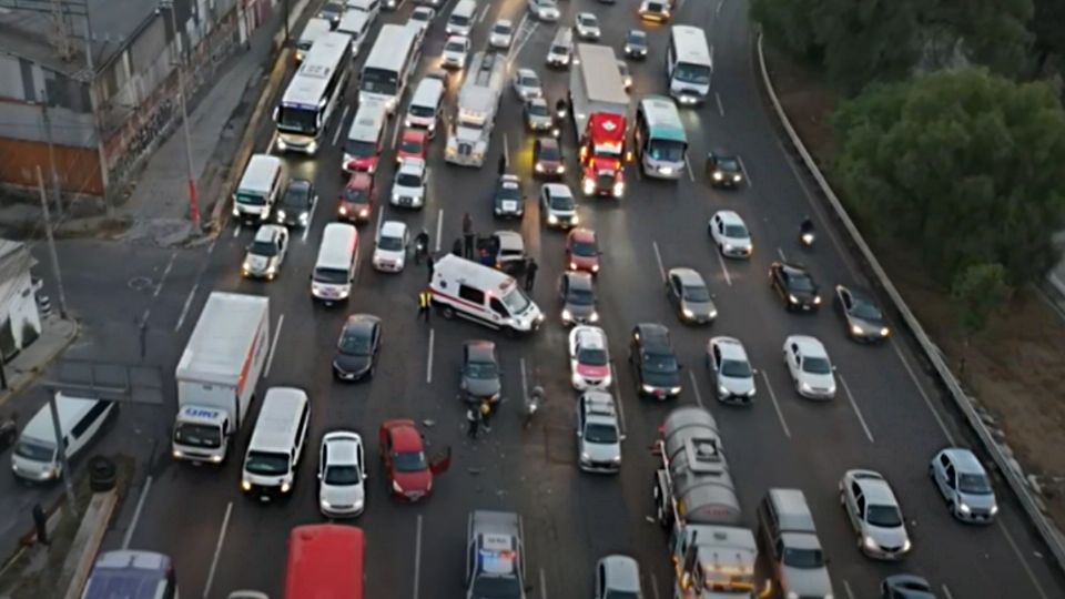 Autopista México-Pachuca esta mañana