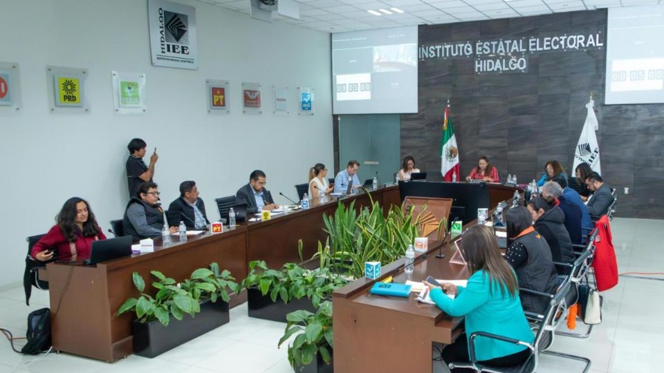 El Instituto Estatal Electoral de Hidalgo aprueba los registros de candidaturas para contender en las elecciones del 2 de junio