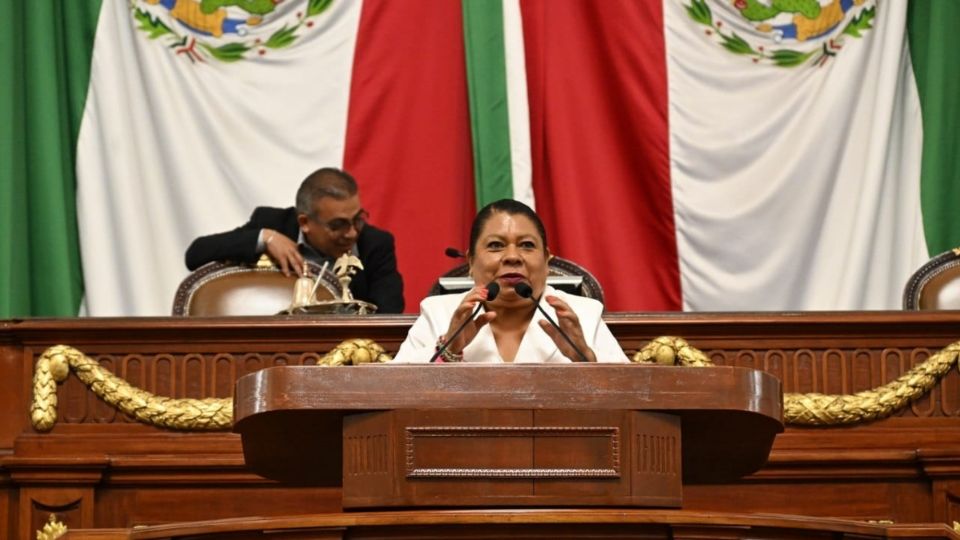 La diputada priista, Guadalupe Barrón Hernández, presentó al pleno del Congreso Local la Iniciativa.