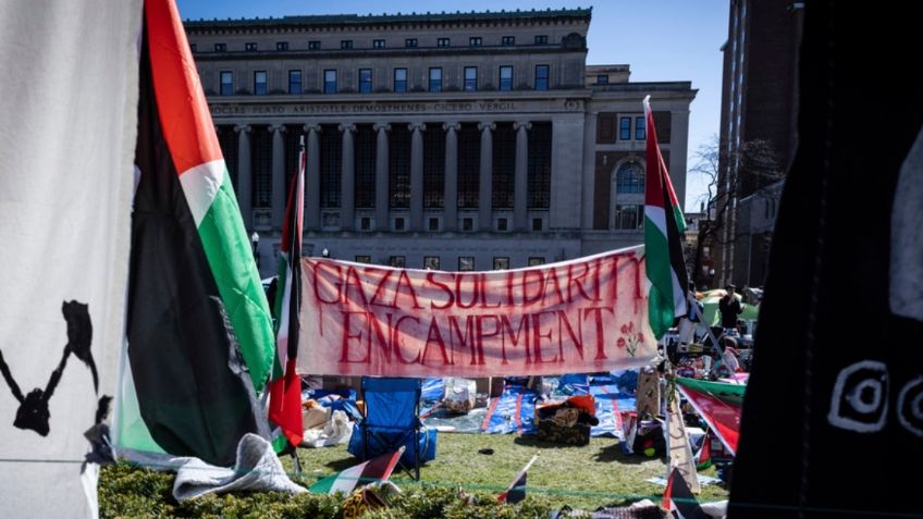 Universidad de Columbia tendrá clases híbridas tras las protestas por la guerra en Gaza