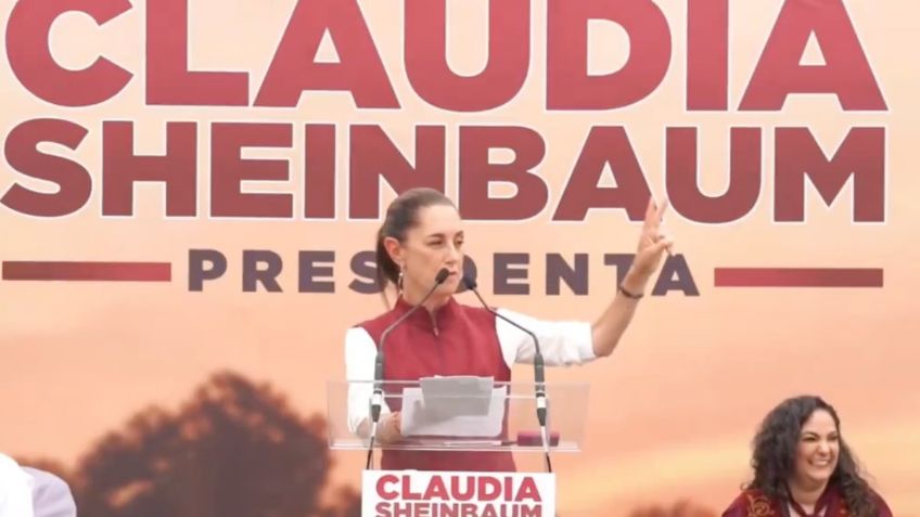 Claudia Sheinbaum señala a la oposición de cometer un delito electoral al pedir apoyo a gobernadores