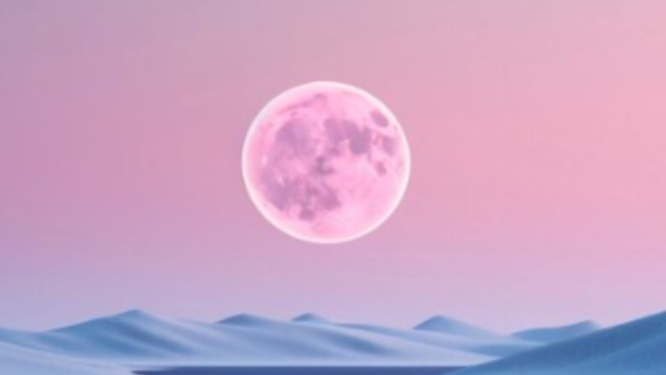 La Luna Rosa no se verá precisamente de este color, hay diversas creencias que le dan este nombre