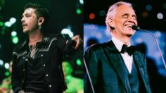 Christian Nodal cantará al lado de Andrea Bocelli por la celebración de su 30 aniversario en la música, es el único mexicano