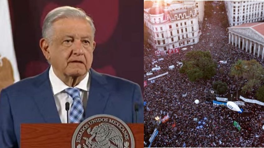 AMLO critica situación de Argentina: "es el restablecimiento de la política neoliberal"