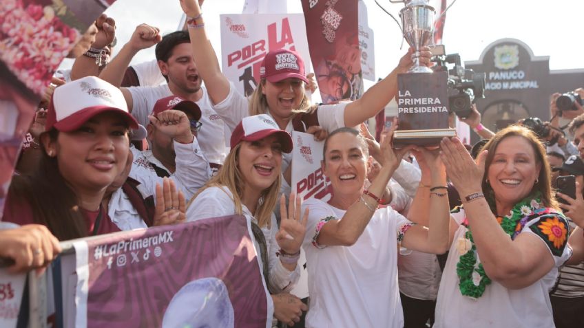 Claudia Sheinbaum recibe peticiones ciudadanas en La Huasteca