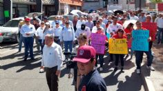 Marchan sindicatos de la Universidad de Sonora y exigen solución a huelga