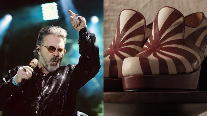 Manuel Mijares y conductor de Telemundo se 'disputan' exclusivos zapatos de una diseñadora mexicana