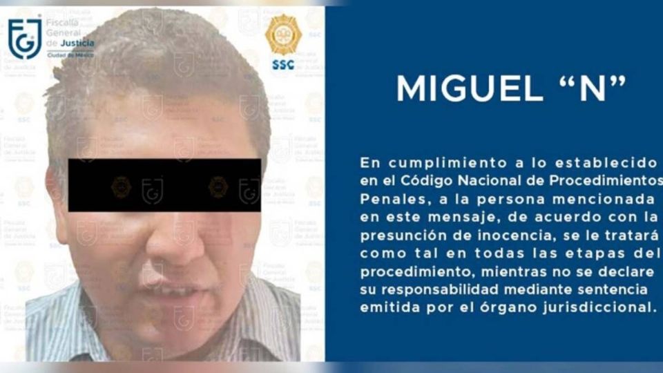 Miguel N, detenido por 6 feminicidios