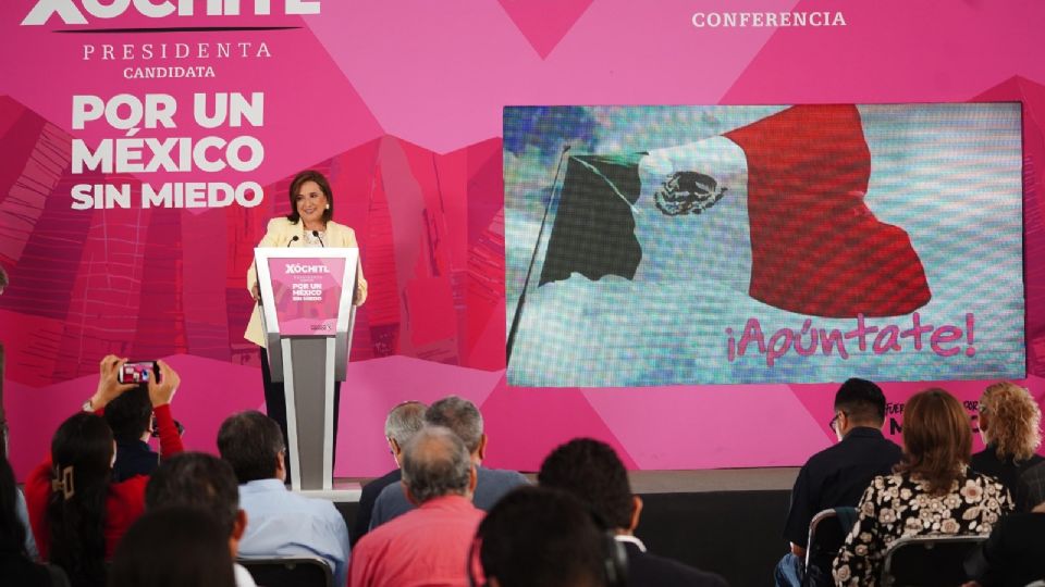 Xóchitl Gálvez Ruiz, candidata a la Presidencia por la coalición 'Fuerza y Corazón X México'.