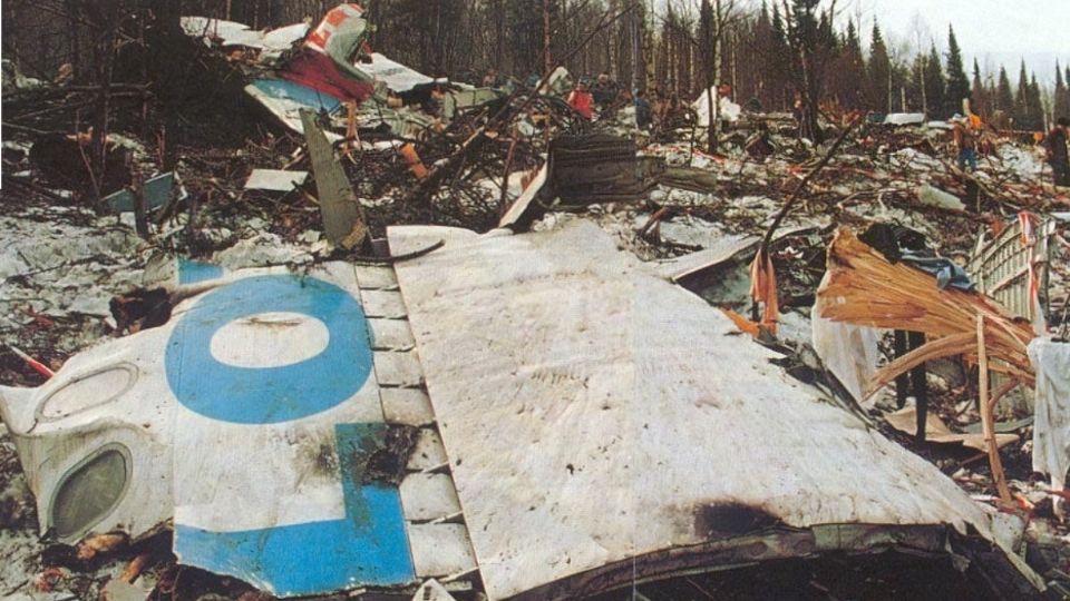 Los restos del avión fueron encontrados en Siberia.