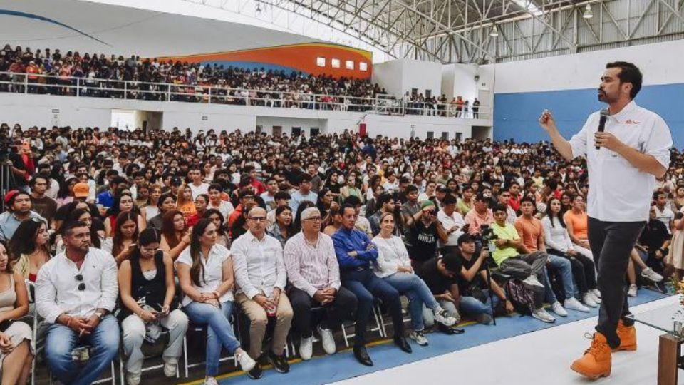 Jorge Álvarez Máynez, candidato a la Presidencia de México, por Movimiento Ciudadano.