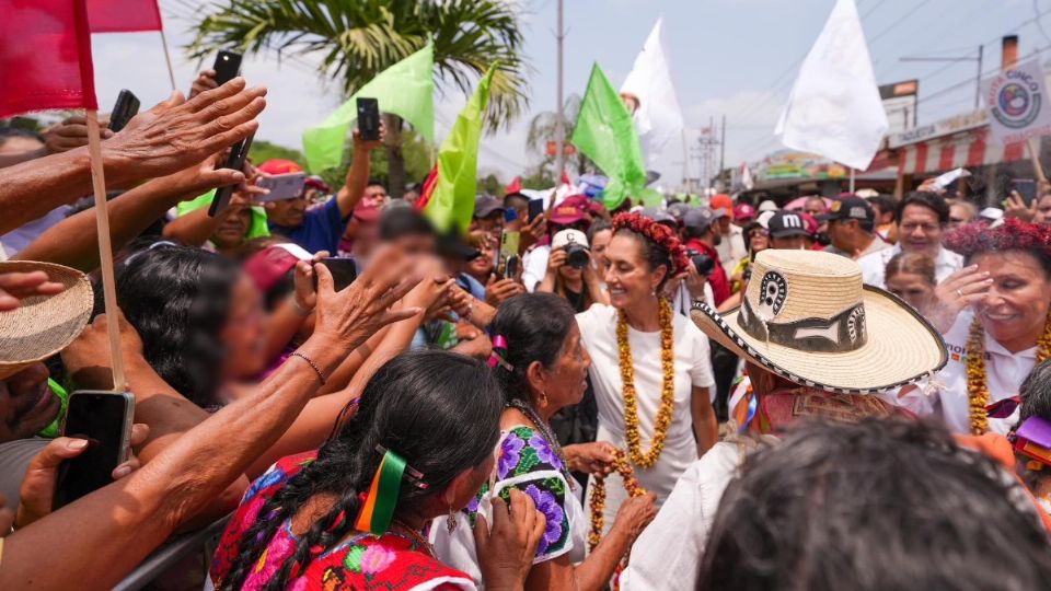 Sheinbaum con la mayoría de votos en Puebla.