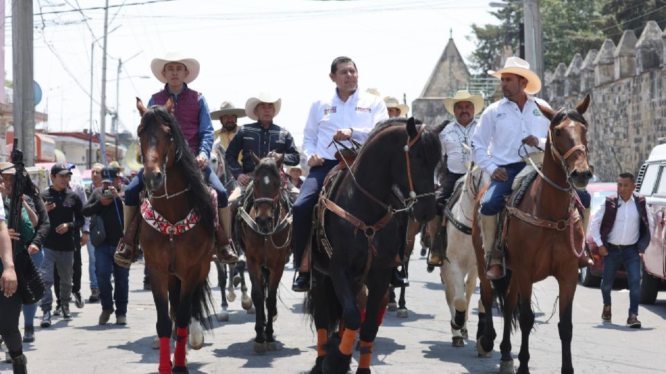 Alejandro Armenta, candidato morenista a la gubernatura de Puebla.