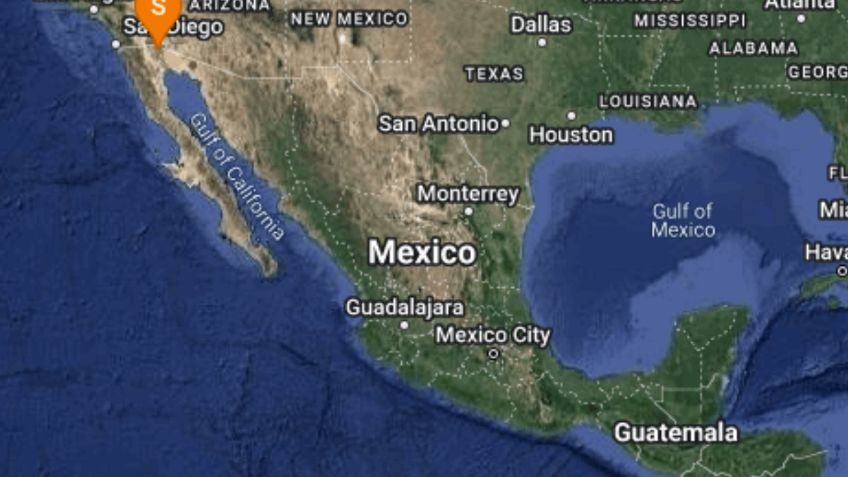 Registran sismo de 4,1 en Baja California