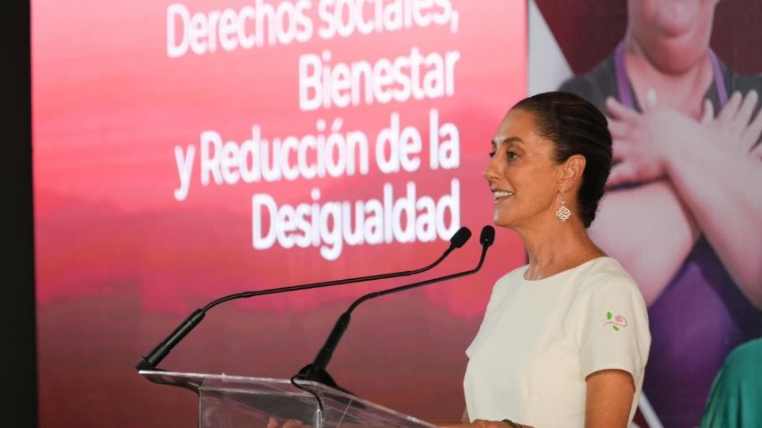 Claudia Sheinbaum recibe el respaldo de la izquierda española