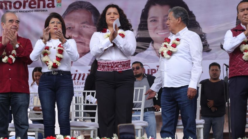 Acude Mariela Gutiérrez al arranque de campañas de alcaldes y diputados locales del Edomex