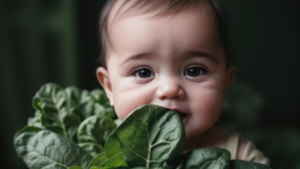 ¿Es bueno darle espinacas a mi bebé?