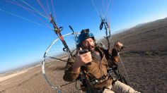 YouTuber cae 25 metros al vacío luego de que su parapente se descompuso: VIDEO