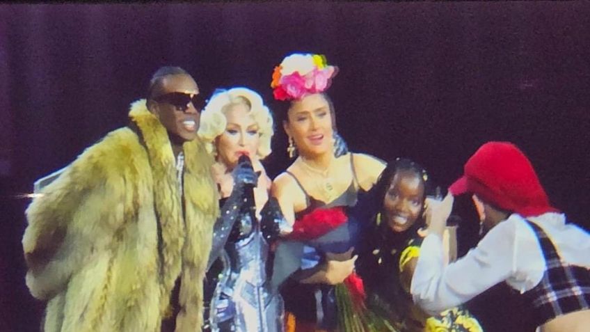 Salma Hayek sorprendió en el concierto de Madonna desde el Palacio de los Deportes: "fue el show ganador" | VIDEO