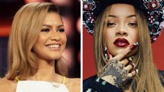 Rihanna le copia el tono de cabello a Zendaya y reaparece con una larga melena rubia