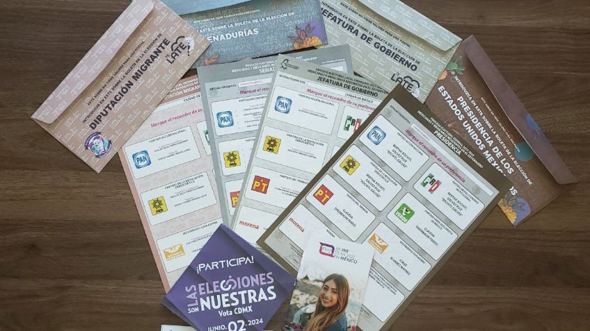 INE recibe 2 mil 580 votos de mexicanos en el extranjero de la elección presidencial