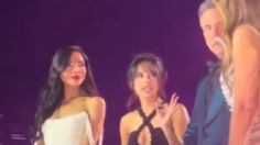 Filtran VIDEO de Thalía y Becky G peleando en pleno escenario de los Latin AMAs